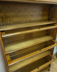 Antique Oak 4 Sectional Stacking Bookcase By Gunn (SKU131)