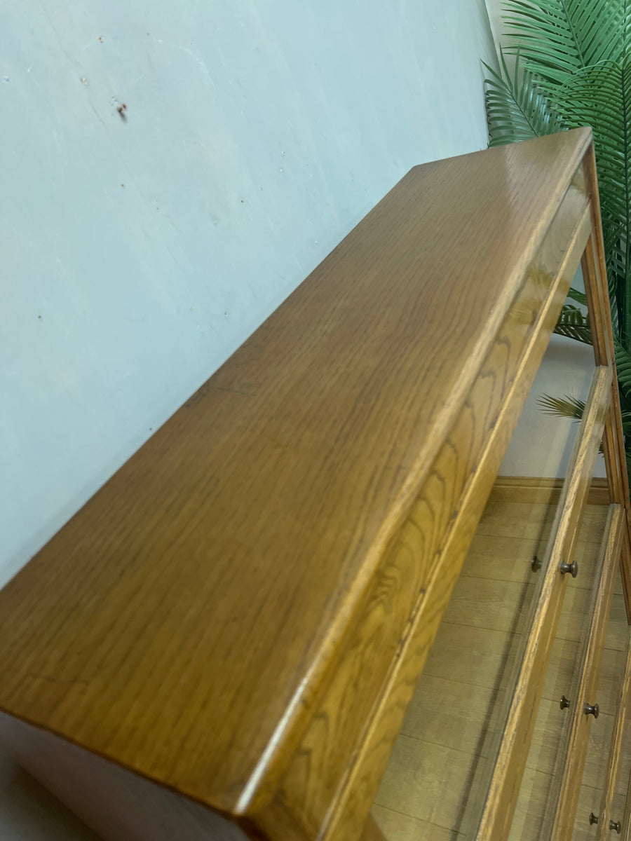 Antique Oak 4 Sectional Stacking Bookcase By Gunn (SKU131)