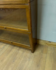 Antique Oak 4 Sectional Stacking Bookcase By Gunn (SKU131)