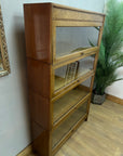 Antique Oak 4 Sectional Stacking Bookcase By Gunn (SKU131)