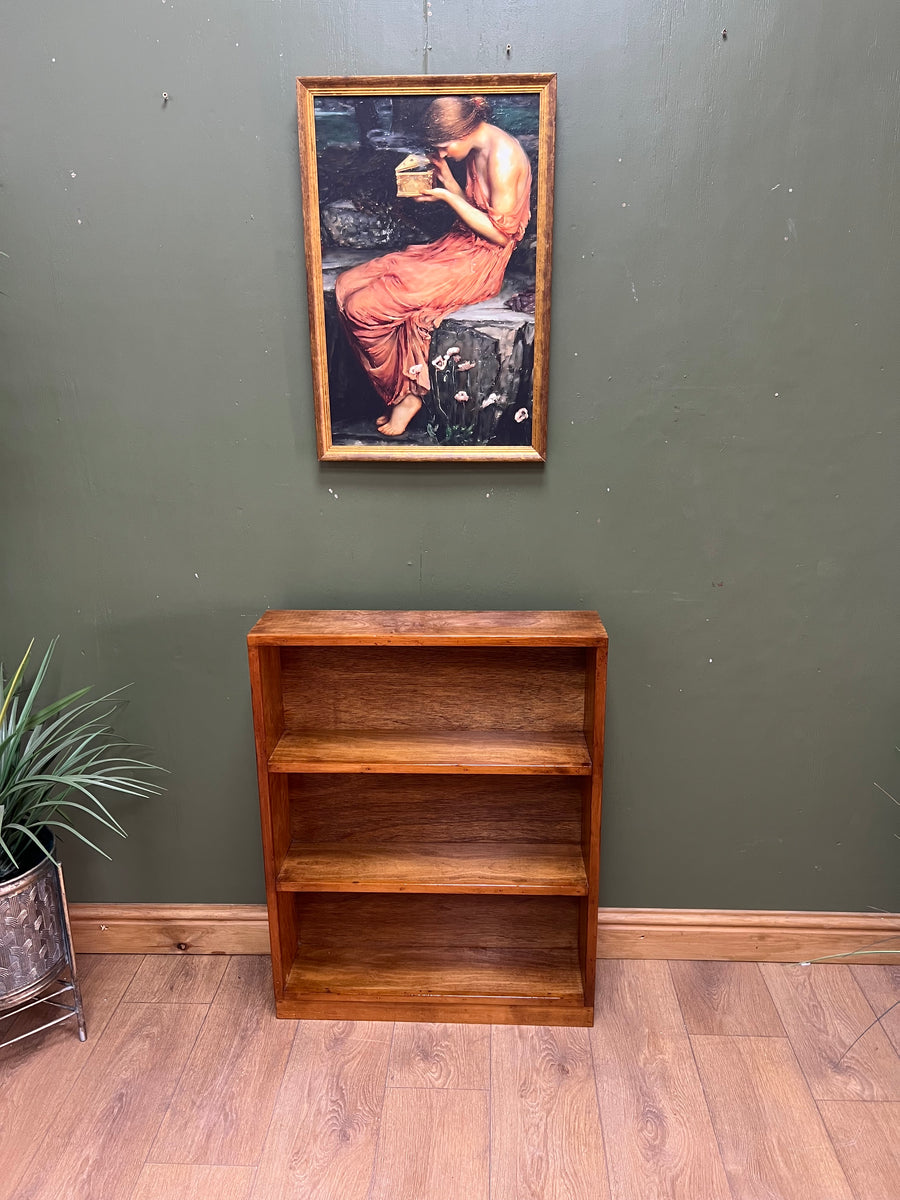 Small Vintage Solid Hardwood Bookcase (SKU122)