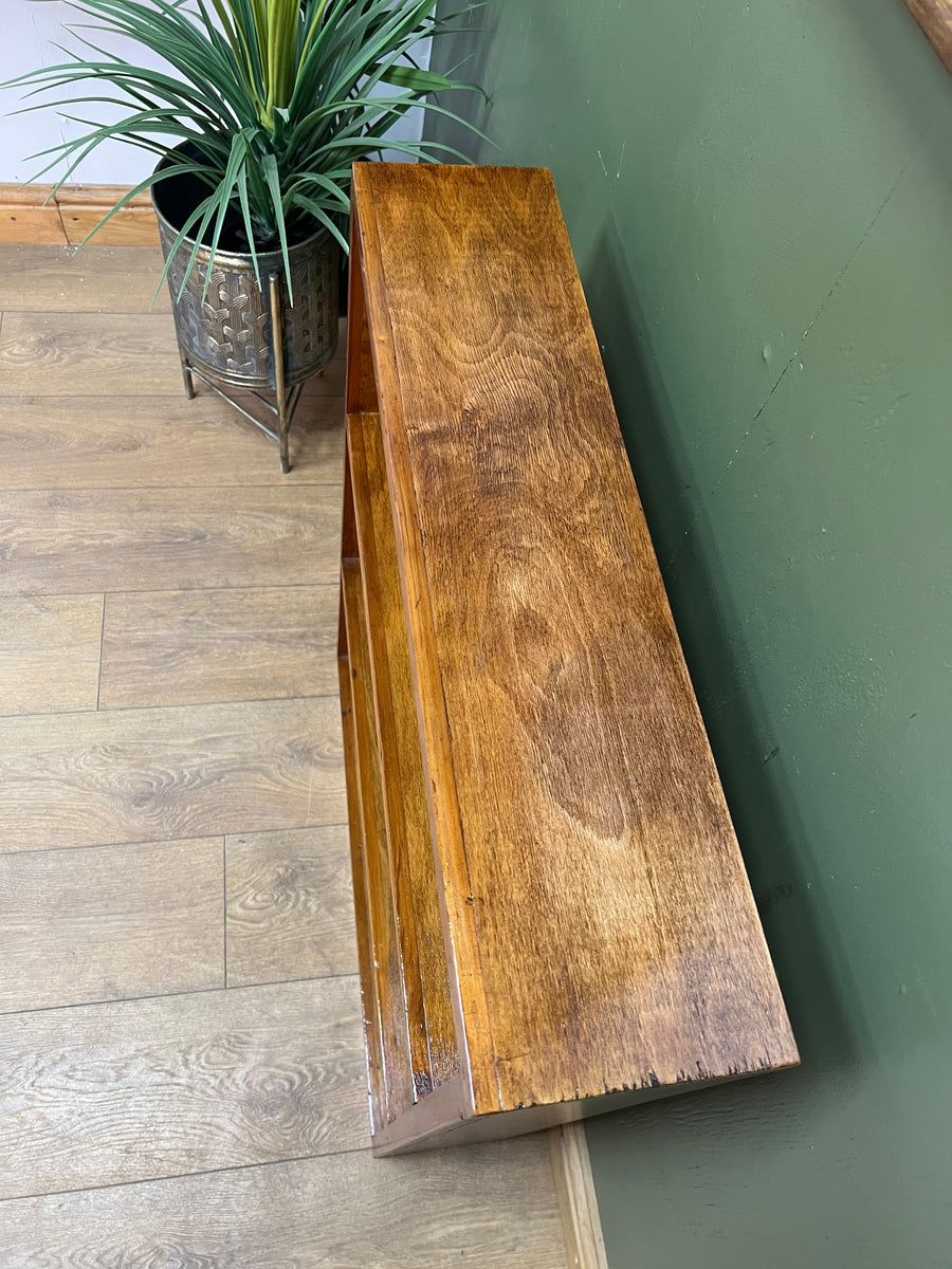 Small Vintage Solid Hardwood Bookcase (SKU122)