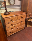 Vintage Pine 2 Over 3 Chest Drawers (SKU162)