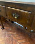 Antique Oak Georgian Style Console Table (SKU228)