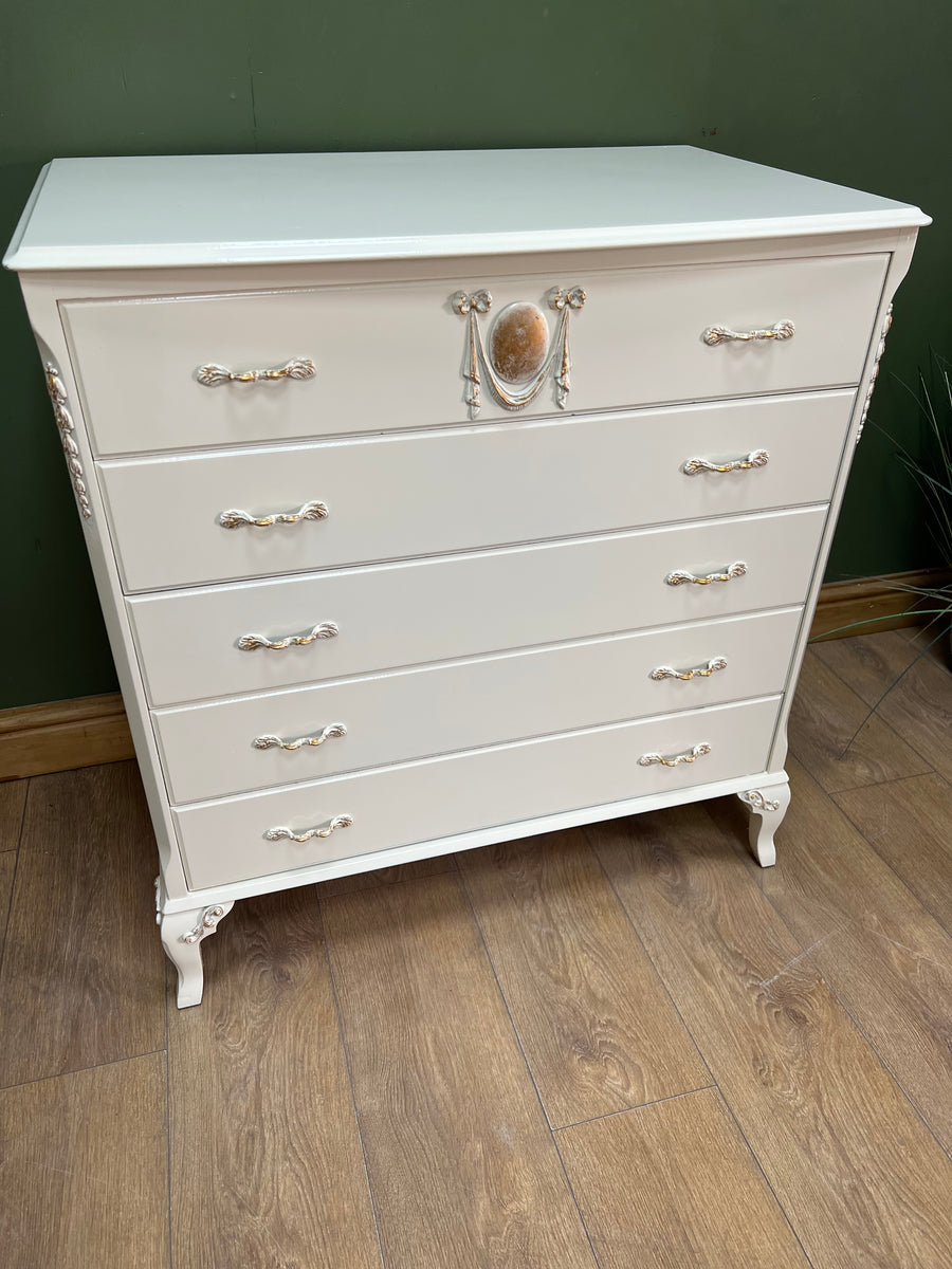 Vintage Olympus Style Chest Drawers (SKU163)