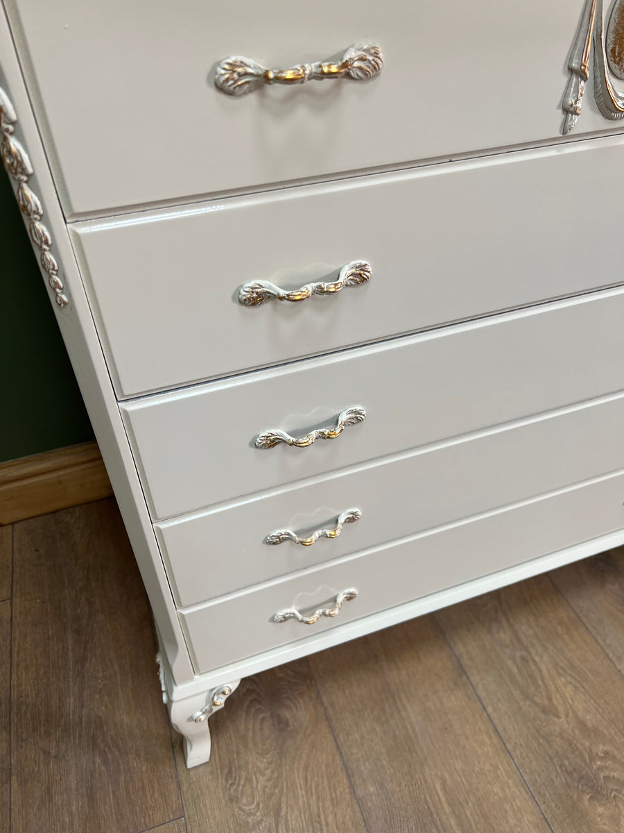 Vintage Olympus Style Chest Drawers (SKU163)