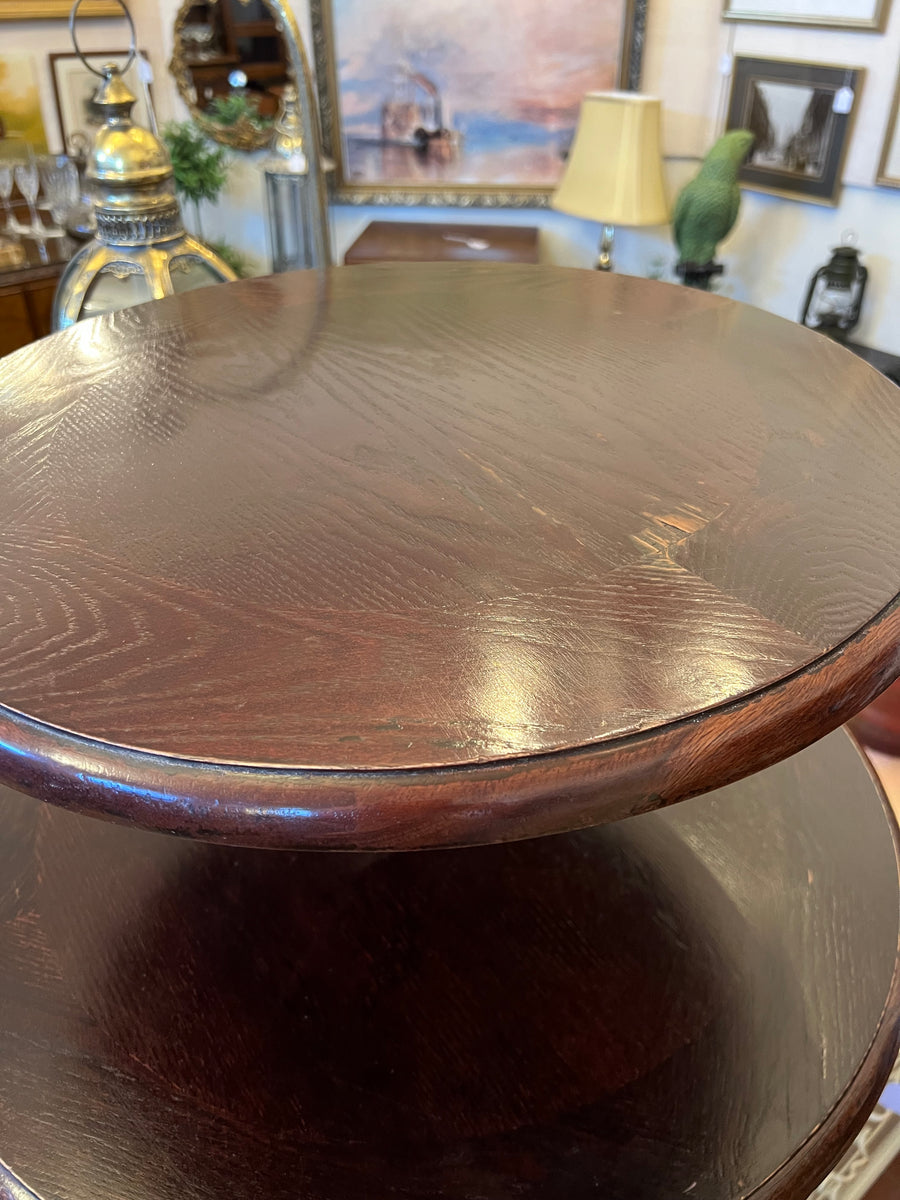 Vintage Cast Iron 2 Tier Bar Poseur Table (SKU251)
