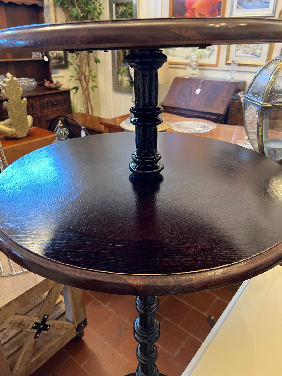 Vintage Cast Iron 2 Tier Bar Poseur Table (SKU251)