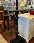 Vintage Cast Iron 2 Tier Bar Poseur Table (SKU251)