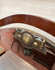 Antique Triple Mirror Dressing Table & Stool (SKU169)