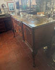 Vintage Maple & Co Burr Walnut Sideboard (SKU083)