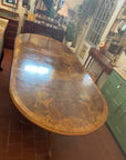 Regency Style Burr Walnut Extending Dining Table (SKU32)
