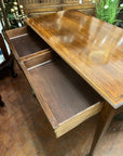 Edwardian Inlaid Mahogany 2 Drawer Writing Desk (SKU126)