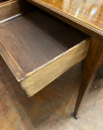 Edwardian Inlaid Mahogany 2 Drawer Writing Desk (SKU126)