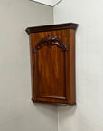 Victorian Mahogany Hanging Corner Cupboard (SKU232)