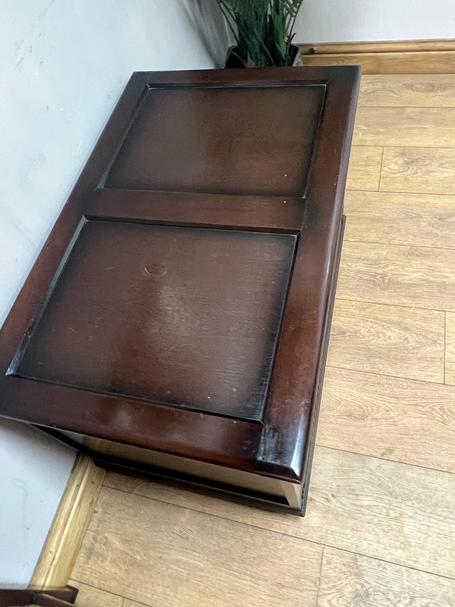 Vintage Linenfold Blanket Chest (SKU164)