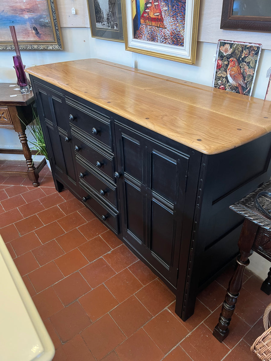 Vintage Ercol Sideboard Black Base (SKU69)