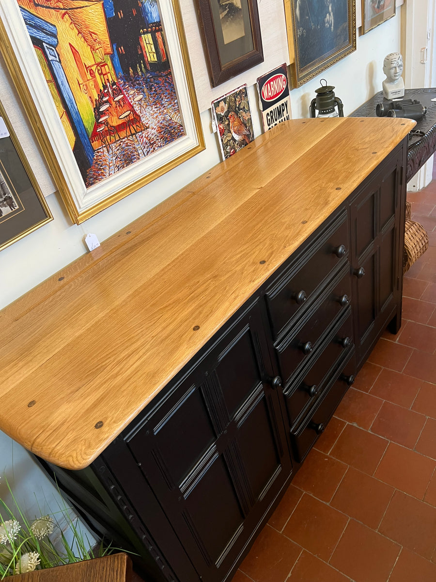 Vintage Ercol Sideboard Black Base (SKU69)