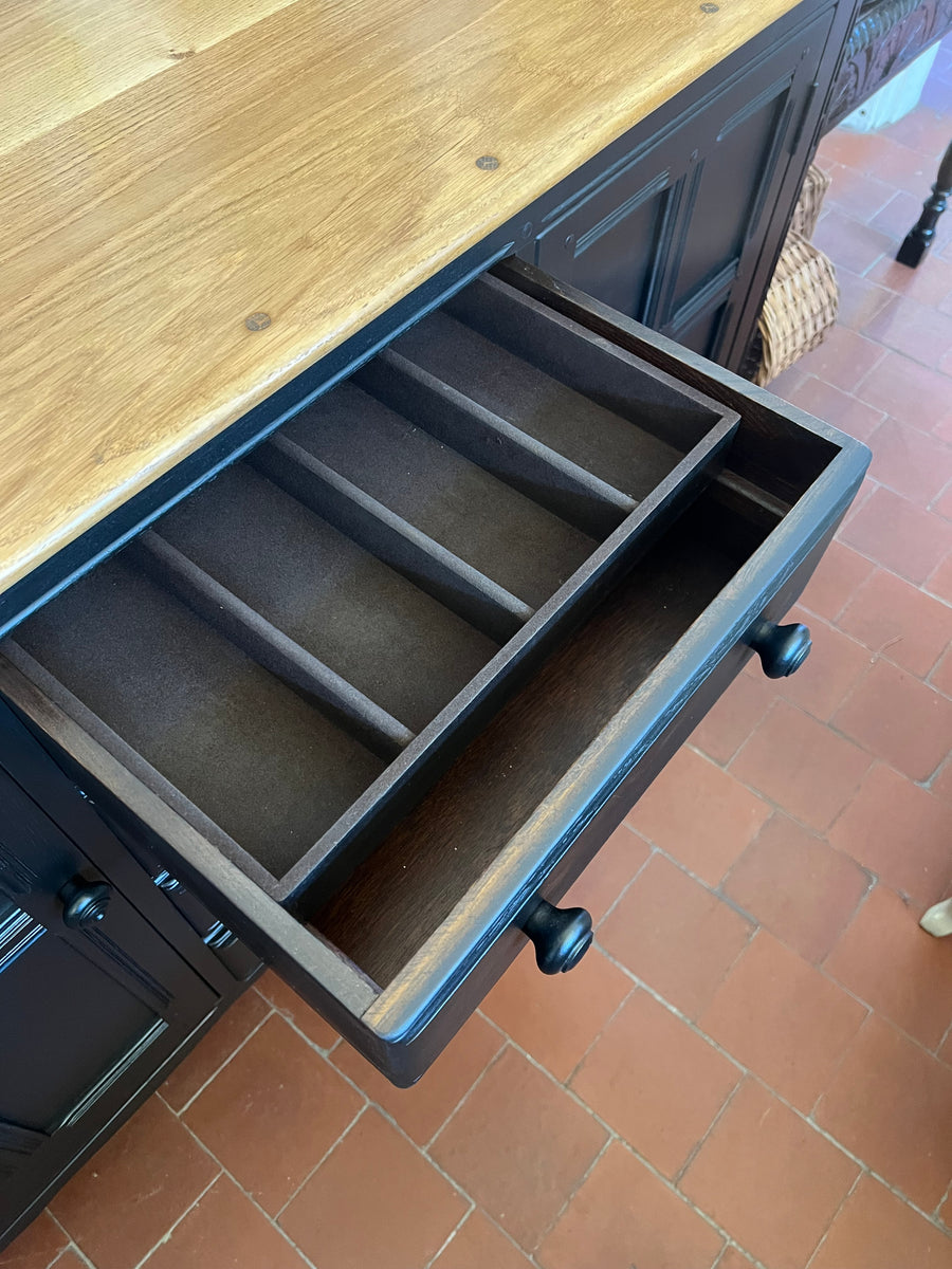 Vintage Ercol Sideboard Black Base (SKU69)