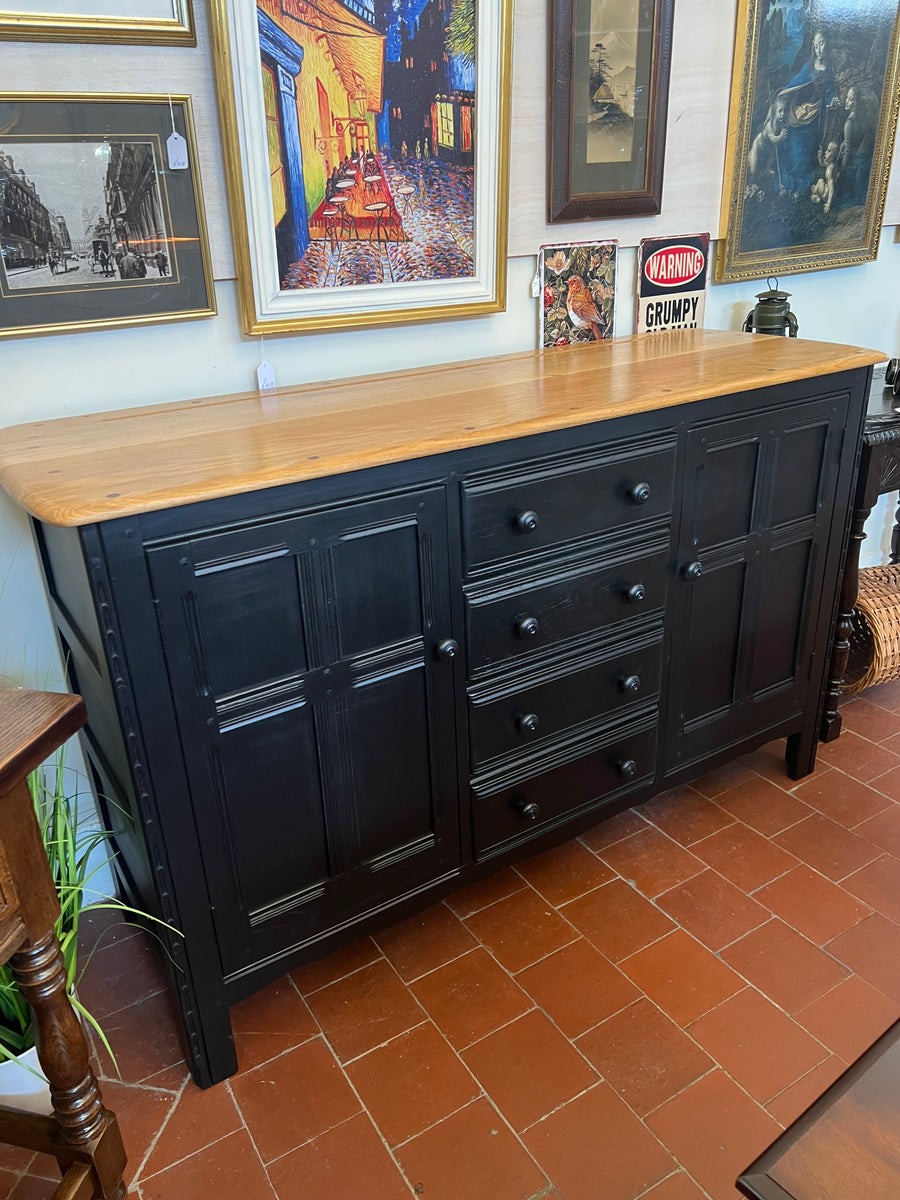 Vintage Ercol Sideboard Black Base (SKU69)