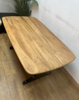 Vintage Ercol Refrectory Wooden Elm Dining Table (SKU34)