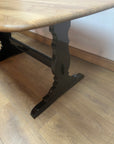 Vintage Ercol Refrectory Wooden Elm Dining Table (SKU34)