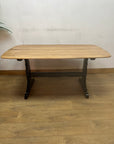 Vintage Ercol Refrectory Wooden Elm Dining Table (SKU34)