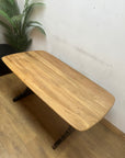 Vintage Ercol Refrectory Wooden Elm Dining Table (SKU34)