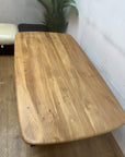 Vintage Ercol Refrectory Wooden Elm Dining Table (SKU34)