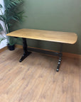 Vintage Oak Refectory Wooden Dining Table (SKU36)