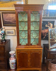 Yew Wood Display Cabinet Bookcase (SKU134)