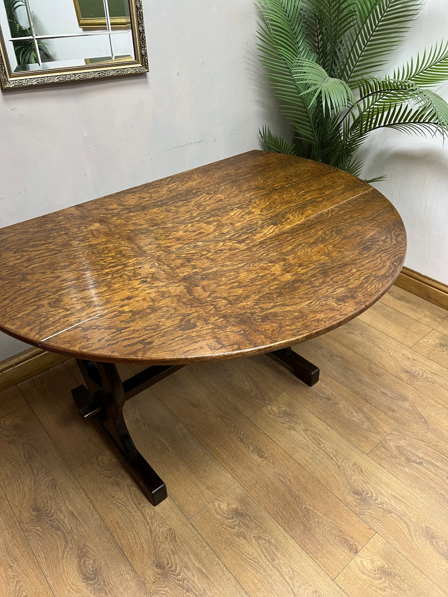 Vintage Drop Leaf Wooden Dining Table  (SKU24)
