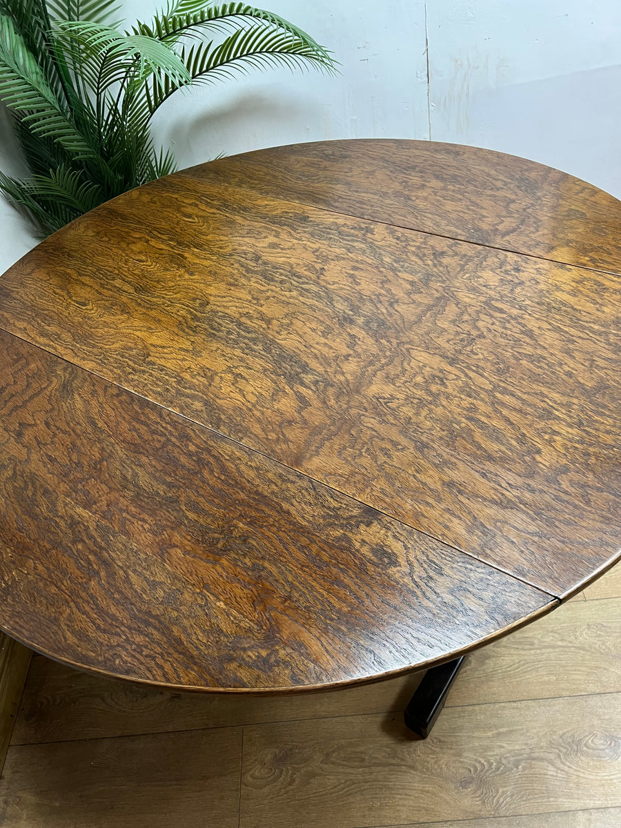 Vintage Drop Leaf Wooden Dining Table  (SKU24)