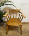 Solid Light Wood Captains Chair (SKU31)