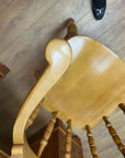Solid Light Wood Captains Chair (SKU31)