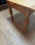 Vintage Oak Draw Leaf Extending Dining Table (SKU53)