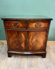 Vintage Bevan Funnell Mahogany Serpentine Front Cocktail Cabinet (SKU69)