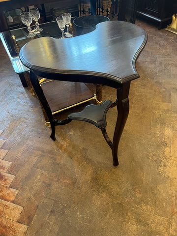 Antique Mahogany Heart Shape Console Table (SKU224)