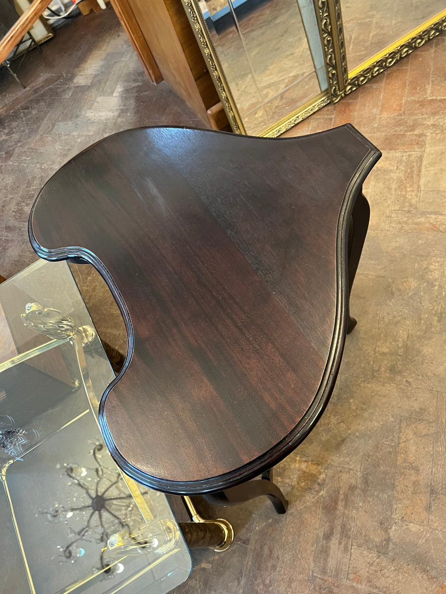 Antique Mahogany Heart Shape Console Table (SKU224)