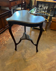 Antique Mahogany Heart Shape Console Table (SKU224)