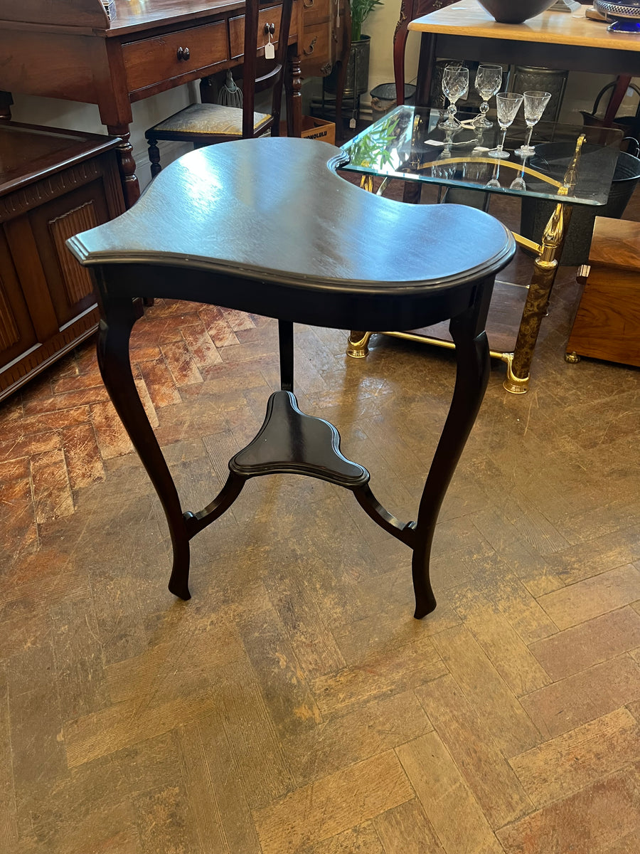 Antique Mahogany Heart Shape Console Table (SKU224)