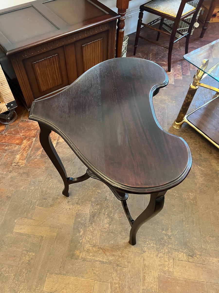 Antique Mahogany Heart Shape Console Table (SKU224)