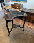 Antique Mahogany Heart Shape Console Table (SKU224)