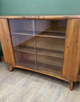 Mid Century Nathan Teak Glazed Bookcase (SKU134)