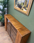 Mid Century Nathan Teak Glazed Bookcase (SKU134)