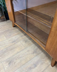 Mid Century Nathan Teak Glazed Bookcase (SKU134)
