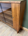Mid Century Nathan Teak Glazed Bookcase (SKU134)
