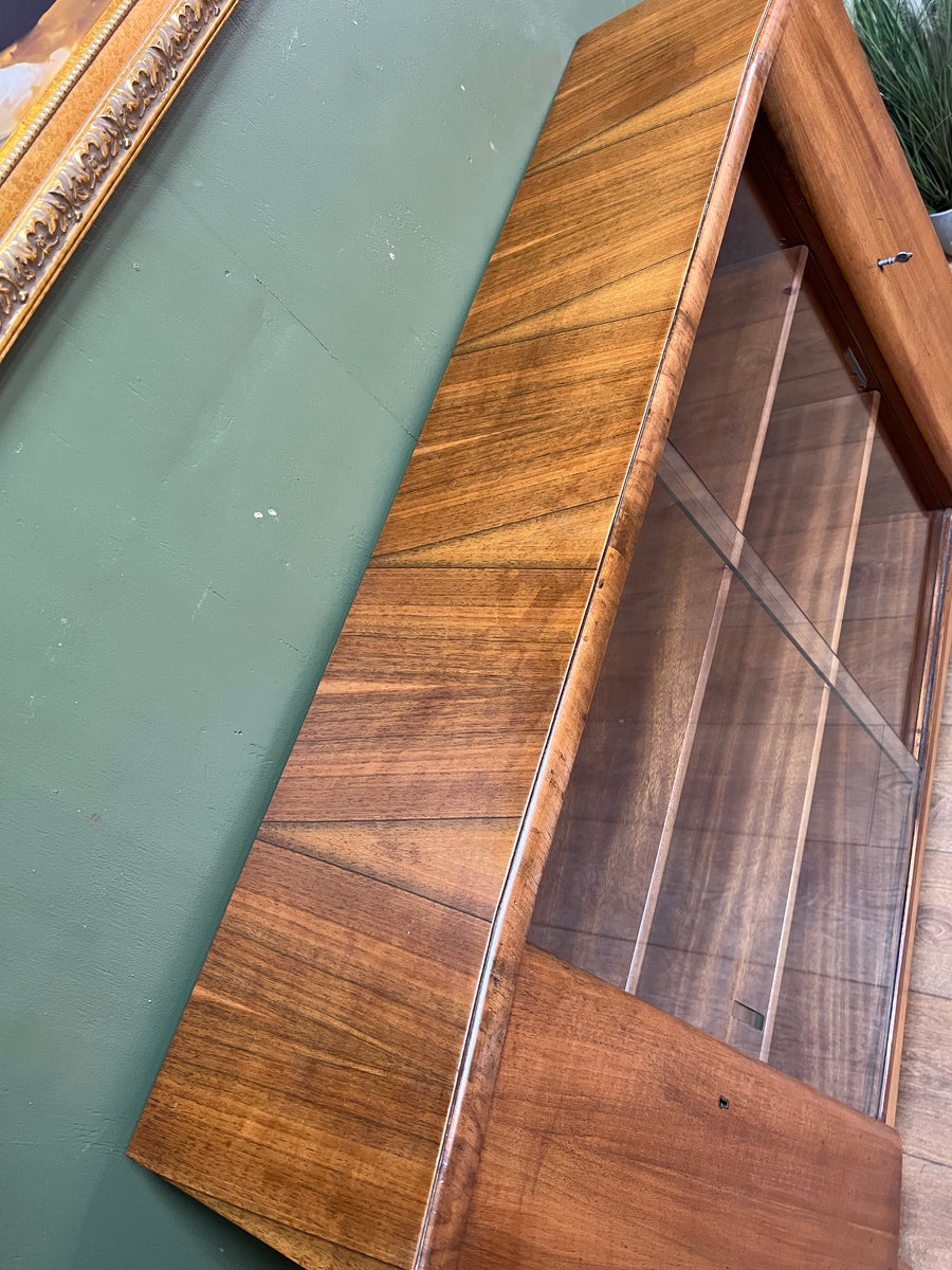 Mid Century Nathan Teak Glazed Bookcase (SKU134)