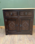 Vintage Oak Wooden Sideboard (SKU024)