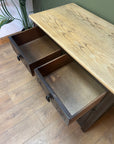 Vintage Oak Wooden Sideboard (SKU024)
